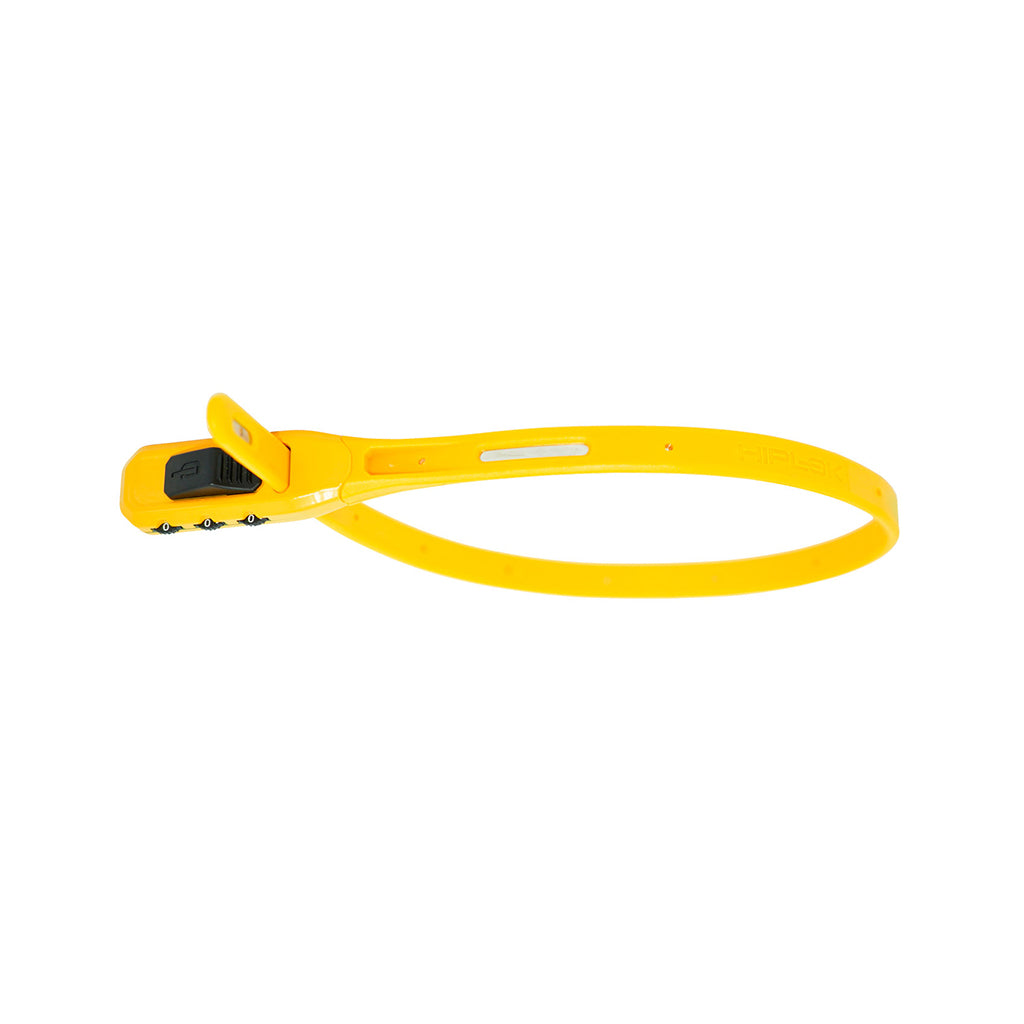 Hiplok Z Lok Single Zip Combo Lock Yellow