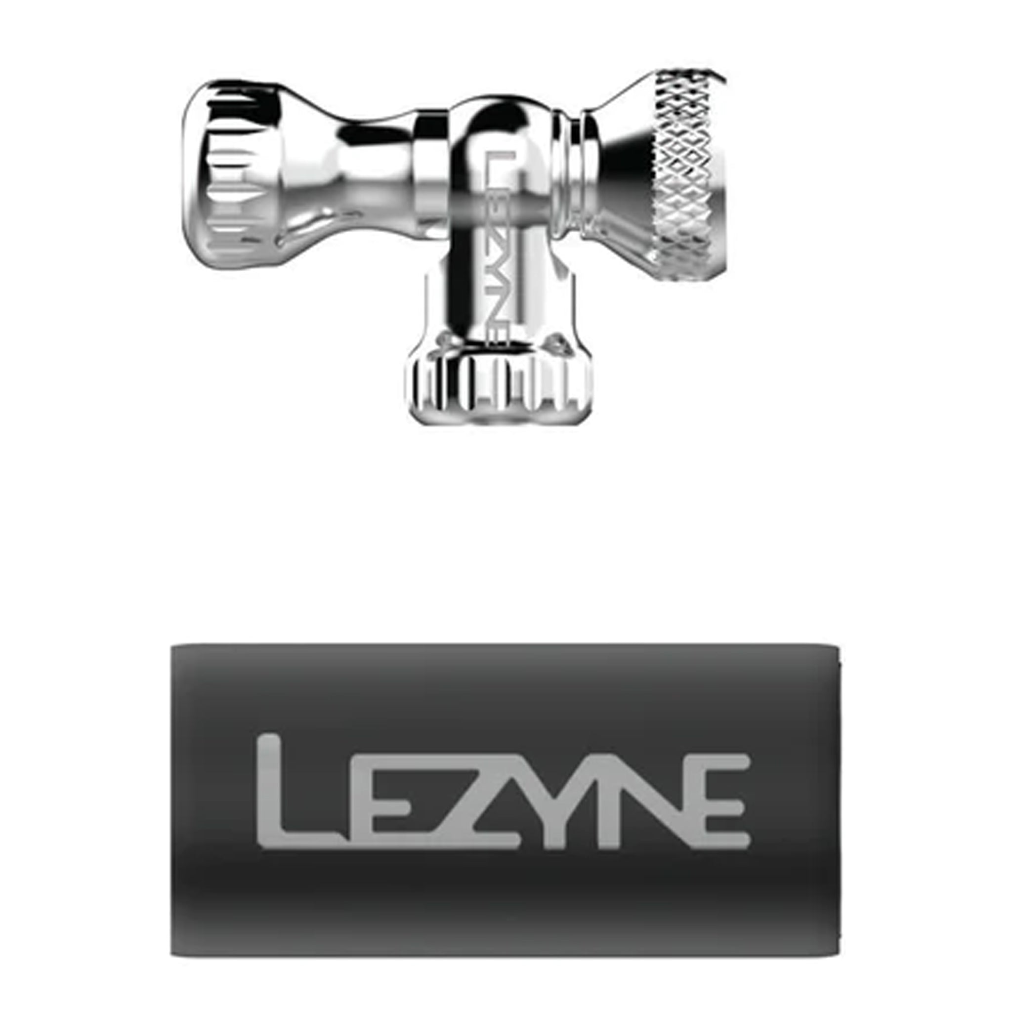 Lezyne Control Drive Co2 Slip fit head only Silver