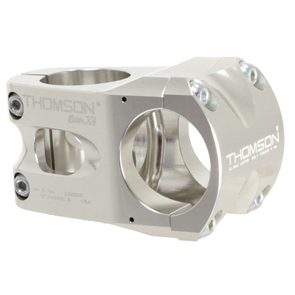 Thomson X4 Mtn Stem (31.8) 0d x 40mm Silver – Tim's BIke Shop