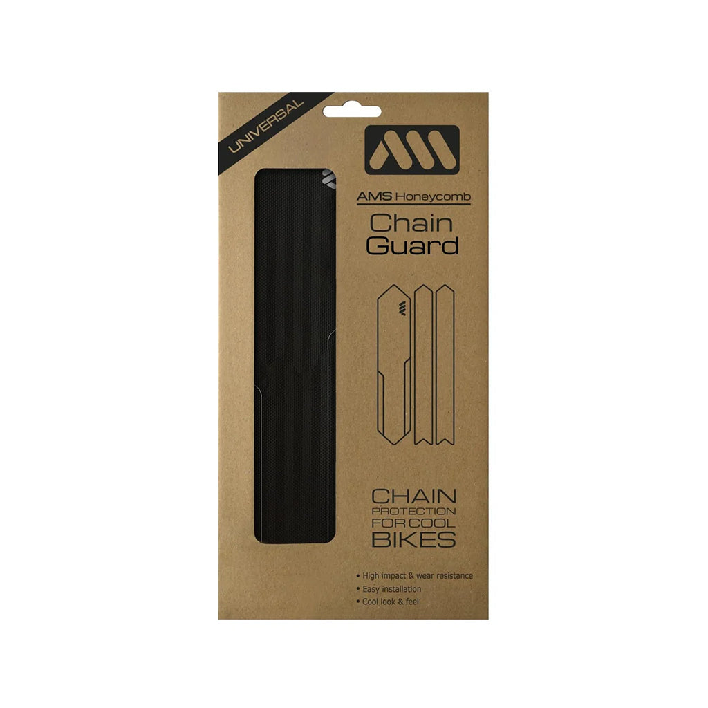 All Mountain Style Honeycomb Chain Guard Black/Silver