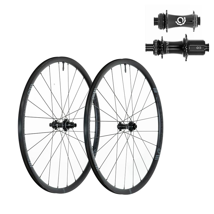 Industry Nine Solix SL AR25 Wheel Front and Rear 700C / 622 Holes: F: 24 R: 24 F: 12mm R: 12mm F: 100 R: 142 Disc Center Lock Shimano Road 11 Set
