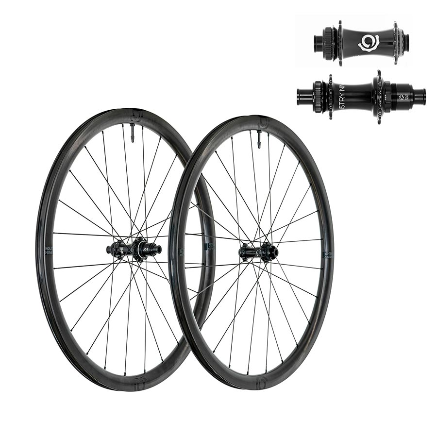 Industry Nine Solix SL i9 35 Wheel Front and Rear 700C / 622 Holes: F: 24 R: 24 F: 12mm R: 12mm F: 100 R: 142 Disc Center Lock SRAM XD-R Set