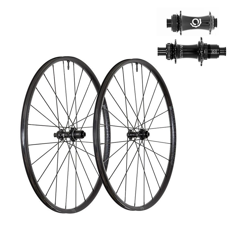 Industry Nine Solix G UL250 Wheel Front and Rear 700C / 622 Holes: F: 24 R: 24 F: 12mm R: 12mm F: 100 R: 142 Disc Center Lock SRAM XD-R Set