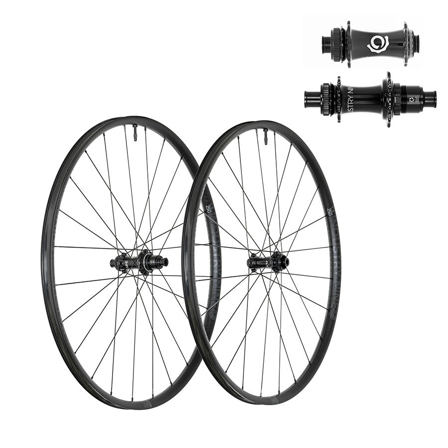 Industry Nine Solix SL UL250 CX Wheel Front and Rear 700C / 622 Holes: F: 24 R: 24 F: 12mm R: 12mm F: 100 R: 142 Disc Center Lock SRAM XD-R Set