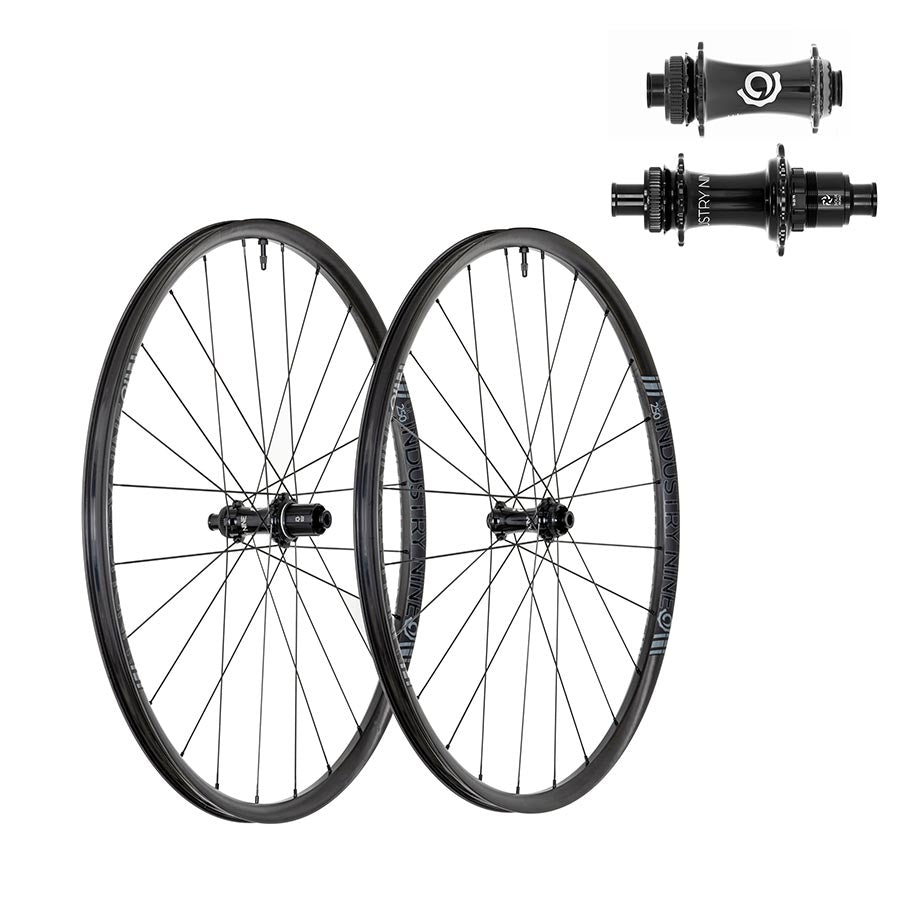 Industry Nine Solix SL UL250c CX Wheel Front and Rear 700C / 622 Holes: F: 24 R: 24 F: 12mm R: 12mm F: 100 R: 142 Disc Center Lock SRAM XD-R Set