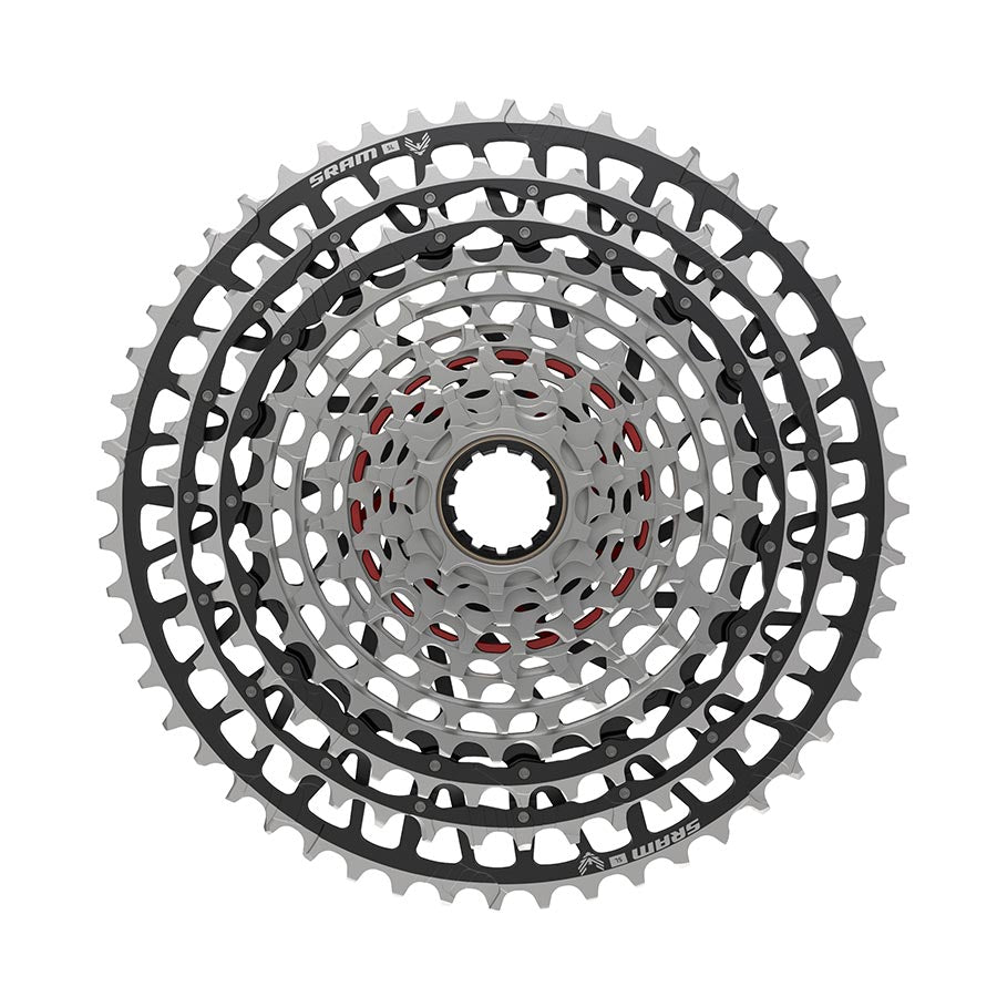 SRAM XX SL Eagle T-Type XS-1299 Cassette - 12-Speed 10-52t For XD Driver Silver/BLK