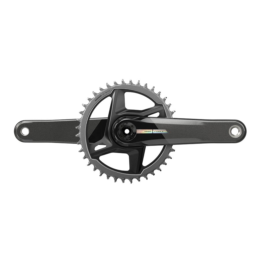 SRAM Force 1 Crankset - 170mm 12-Speed 40t Direct Mount DUB Spindle Interface Iridescent Gray D2