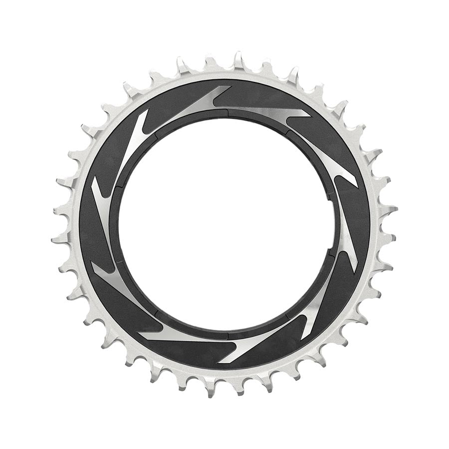SRAM XX SL Eagle T-Type Thread Mount Chainring - 36t 12-Speed Thread Mount For XX SL PM Spider 0mm Offset Aluminum BLK/Silver