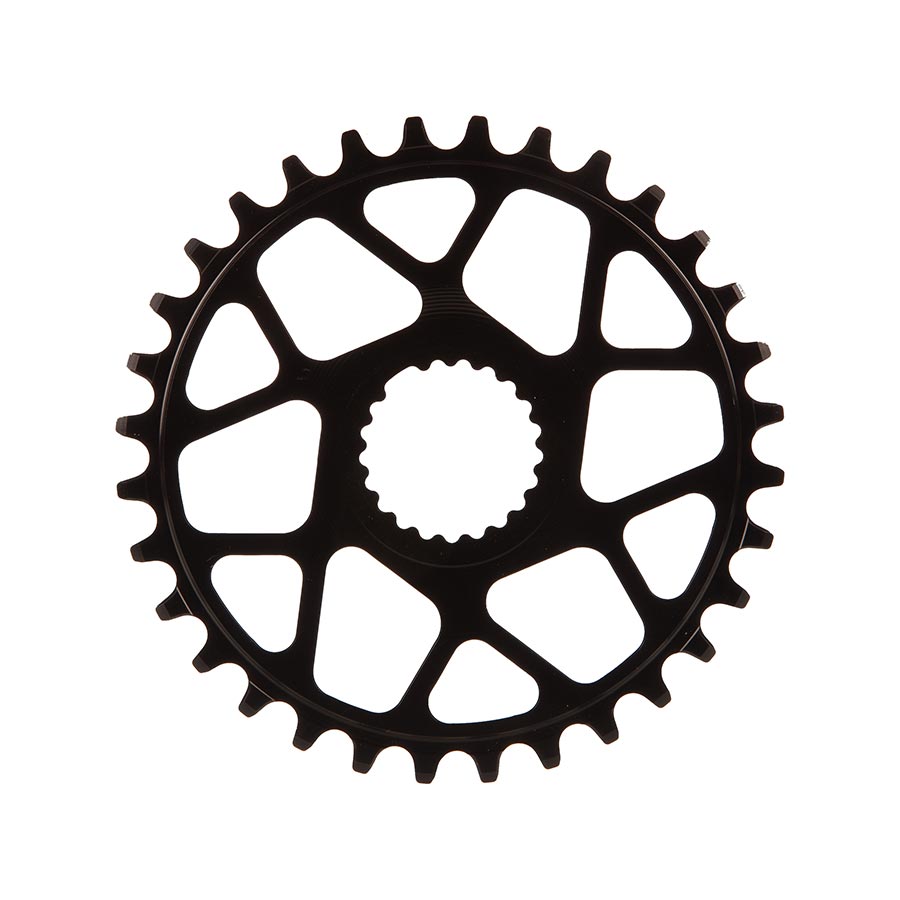 Works Components Shimano 12spd Direct Mount Chainring Teeth: 32 Speed: 12 BCD: Direct Mount Shimano Front 7075-T6 Aluminum Black