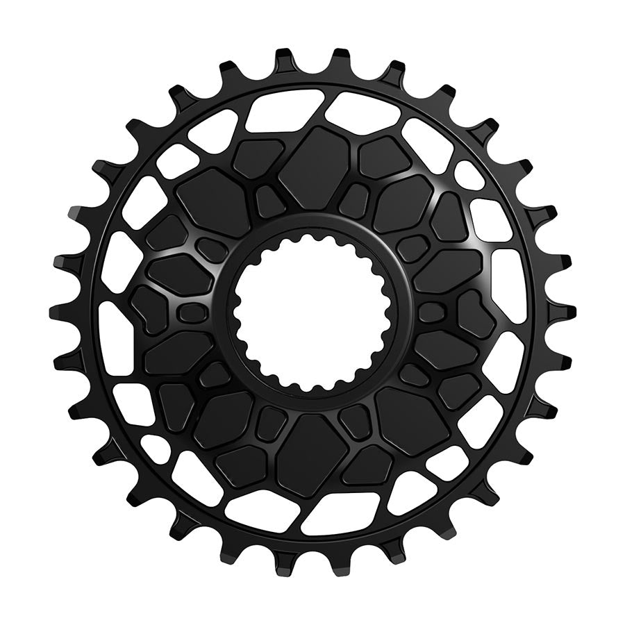 Works Components GEO Shimano Chainring Teeth: 30 Speed: 12 BCD: Direct Mount Shimano Front 7075-T6 Aluminum Black