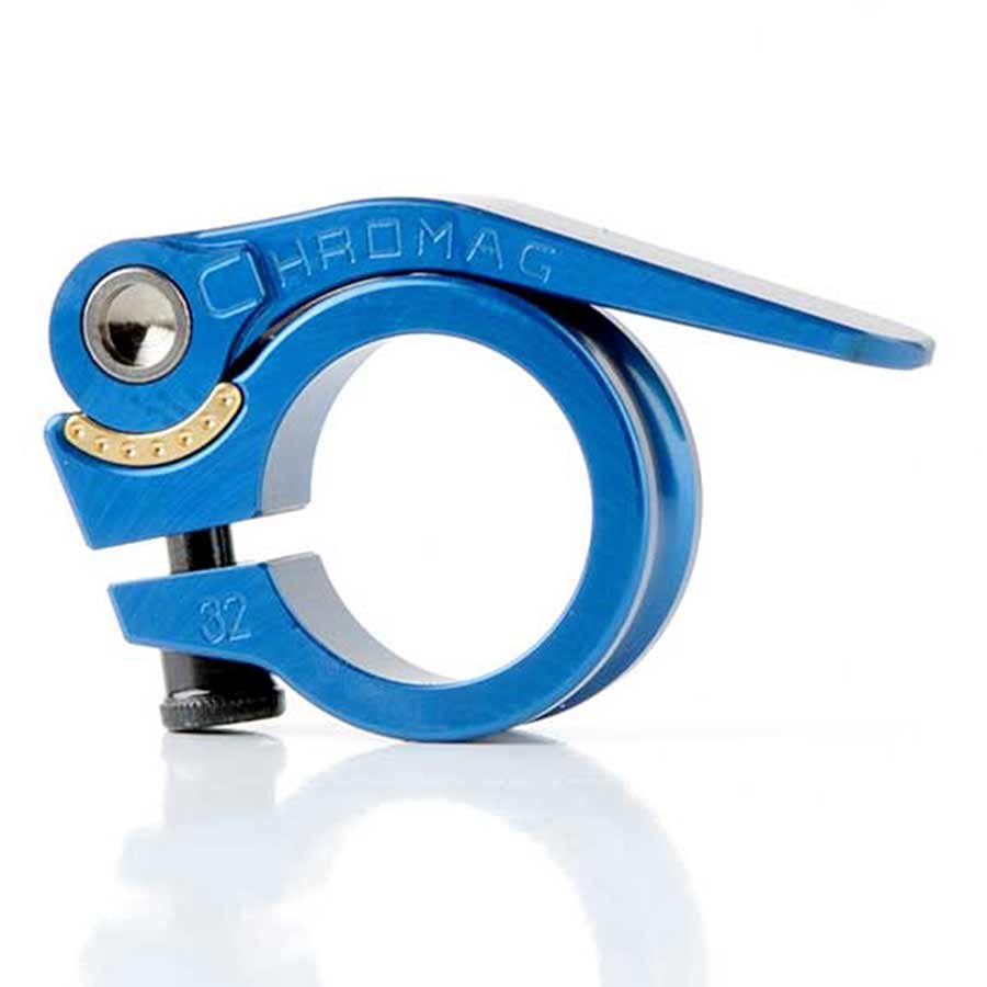 Chromag Seatpost clamp with QR 35mm Blue