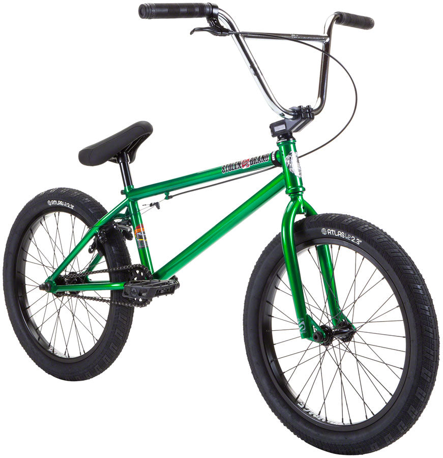 Stolen Heist BMX Bike - 21" TT Green/Chrome