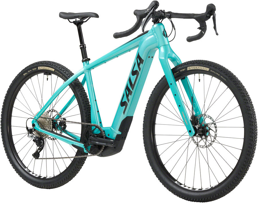 Salsa Tributary GRX 600 Ebike - 29" Aluminum Teal X-Small