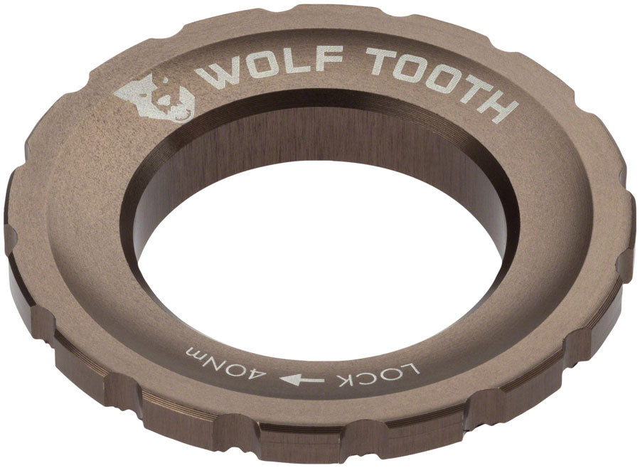 Wolf Tooth CenterLock Rotor Lockring - External Splined Espresso
