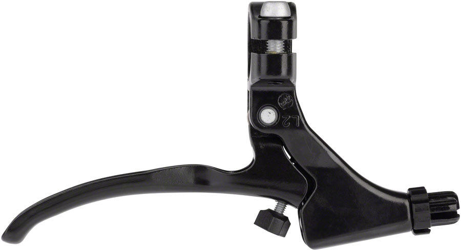 Promax FS-349 Brake Lever - Left Long Pull Tool-free Reach Adjust Aluminum BLK