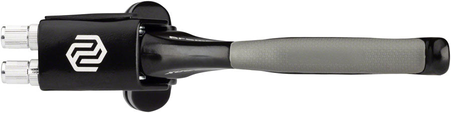 Promax BL-47 Dual Cable Brake Lever - Left Long Pull Aluminum Black