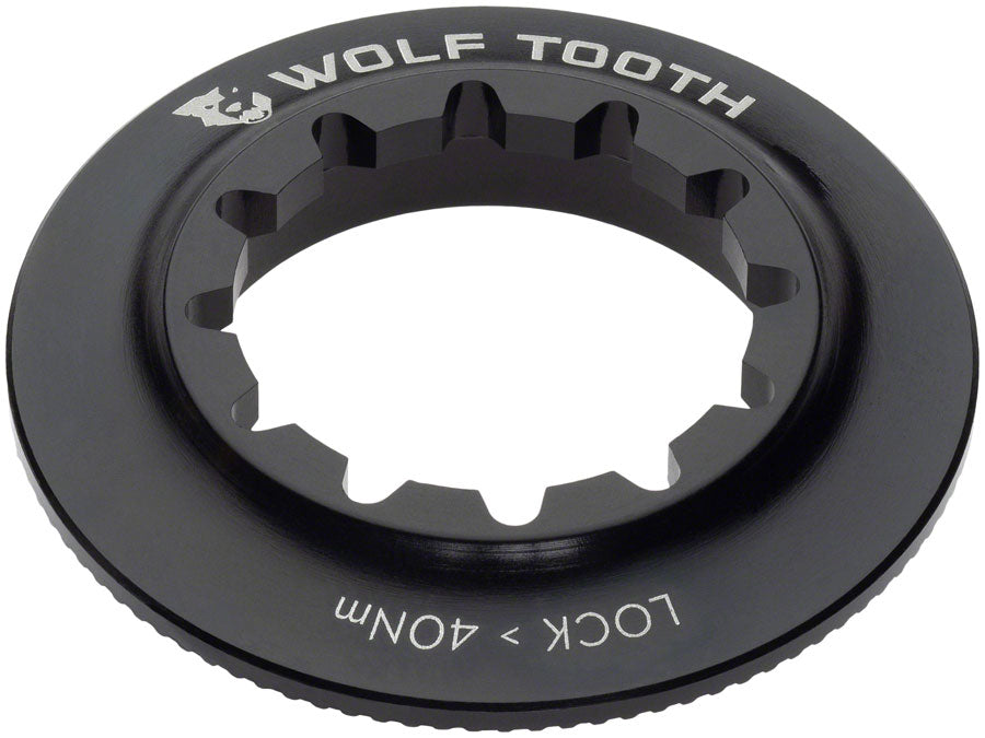 Wolf Tooth Centerlock Rotor Lockring - Internal Splined Black