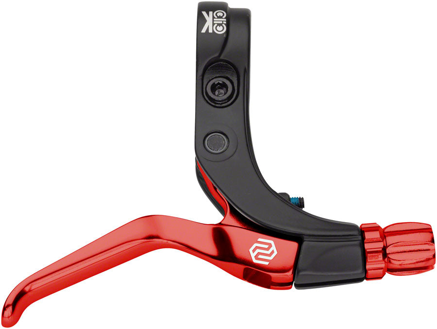 Promax Click V-Point Brake Lever - Long Reach Red