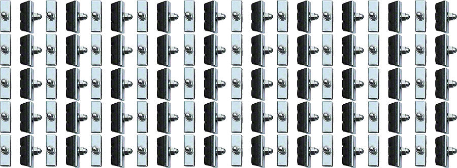 Jagwire Basics X-Caliper Brake Pads - Threaded Black Box of 50 Pairs