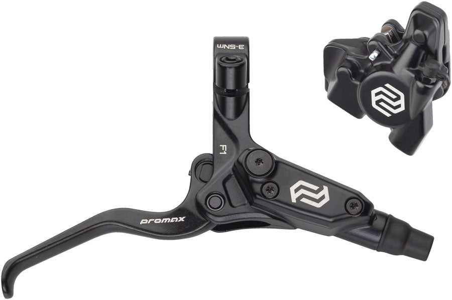 Promax F1 / DSK-927 Disc Brake and Lever - Rear Hydraulic Flat Mount Black