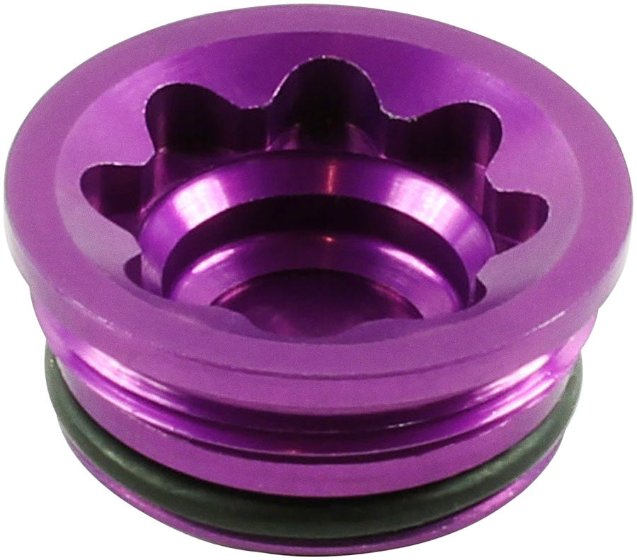 Hope V4 Small/E4 Disc Brake Caliper Bore Cap - Purple