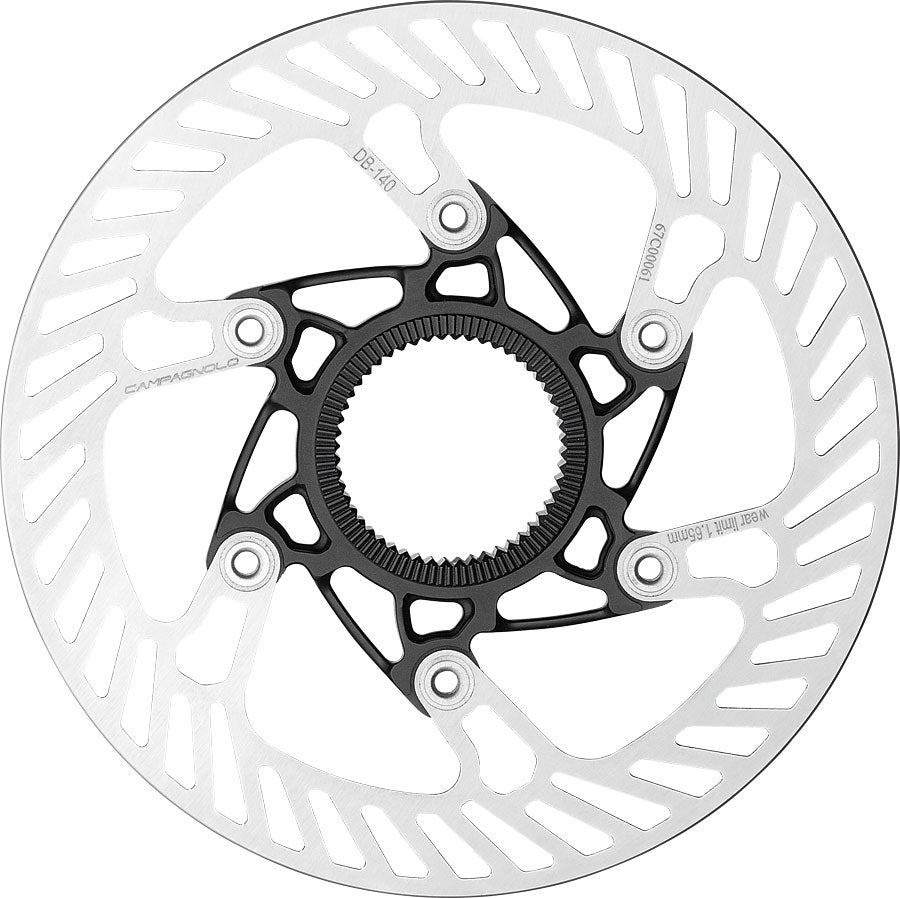 Campagnolo 03 Disc Brake Rotor - 140mm Center Lock Silver/Black