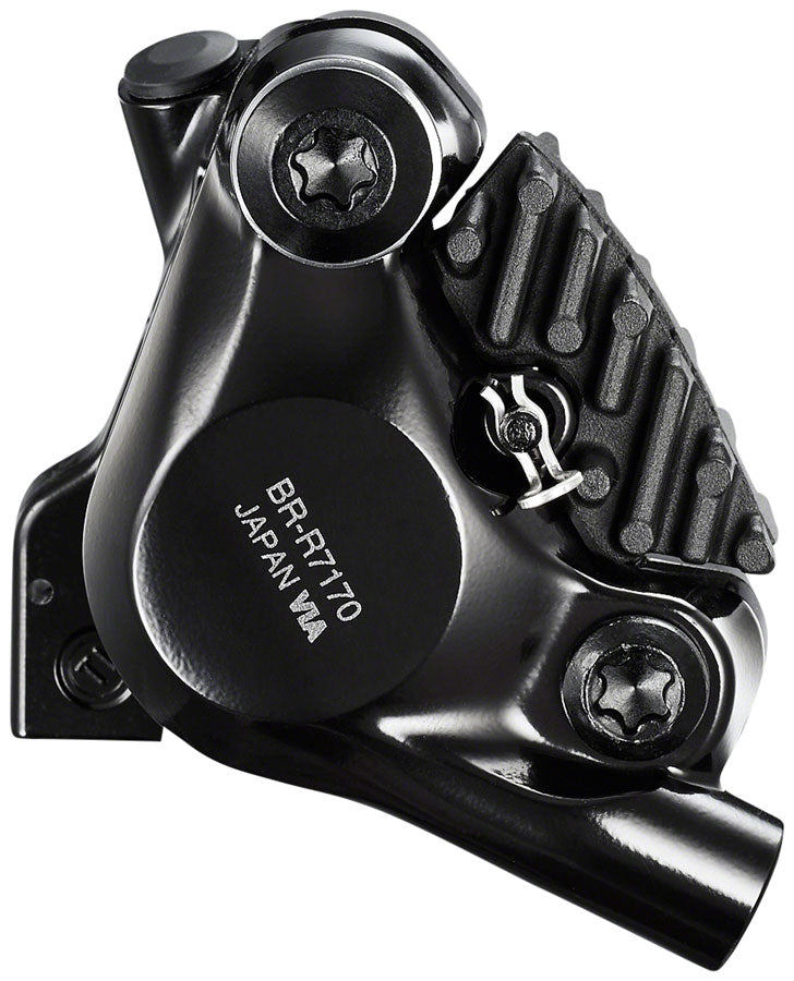 Shimano 105 BR-R7170 Road Hydraulic Disc Brake Caliper - Rear Flat Mount L03A Resin Pads Fins