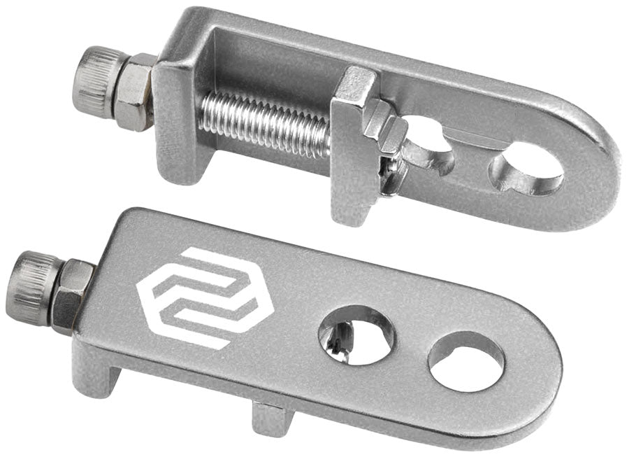 Promax C-1 Chain Tensioner - 2-hole Fits 3/8"/10mm Axles Silver