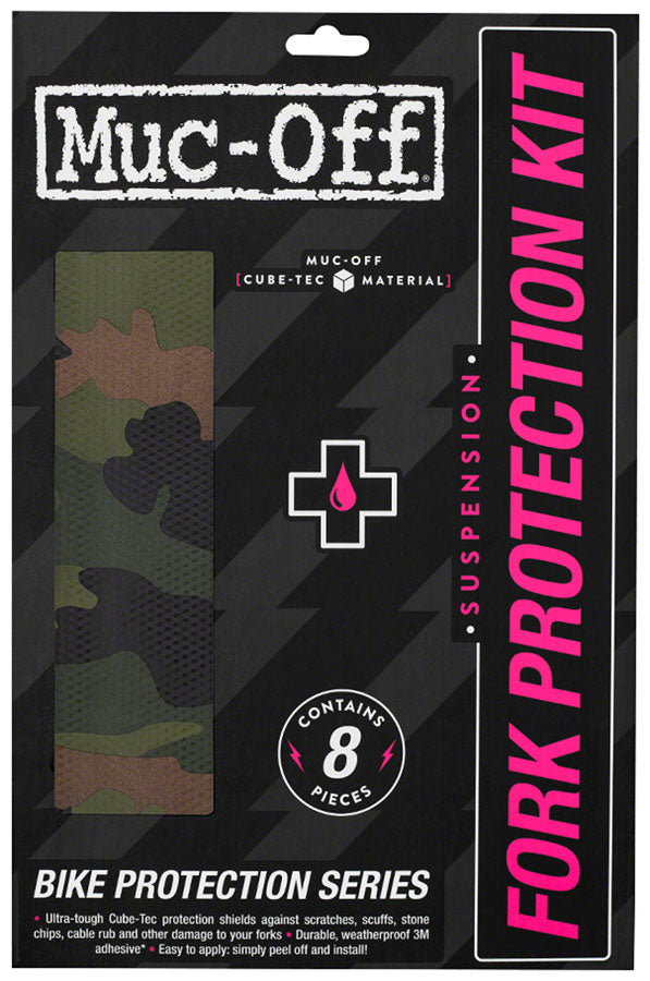 Muc-Off Fork Protection Kit - 8-Piece Kit Camo