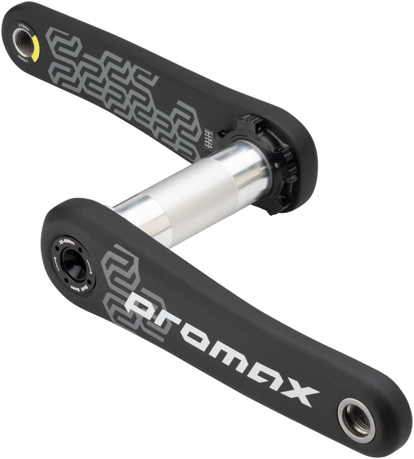 Promax CK-1 Carbon Crankset - 175mm  2-PC Direct Mount SRAM 3-Bolt 30mm Spindle BLK