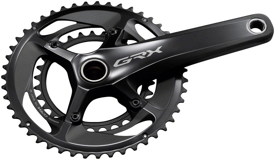 Shimano GRX FC-RX810-2 Crankset - 172.5mm 11-Speed 48/31t 110/80 BCD Hollowtech II Spindle Interface BLK