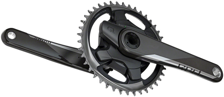 SRAM Red 1 AXS Quarq Power Meter Crankset Speed: 12 Spindle: 28.99mm BCD: Direct Mount 40 DUB 175mm Black Road