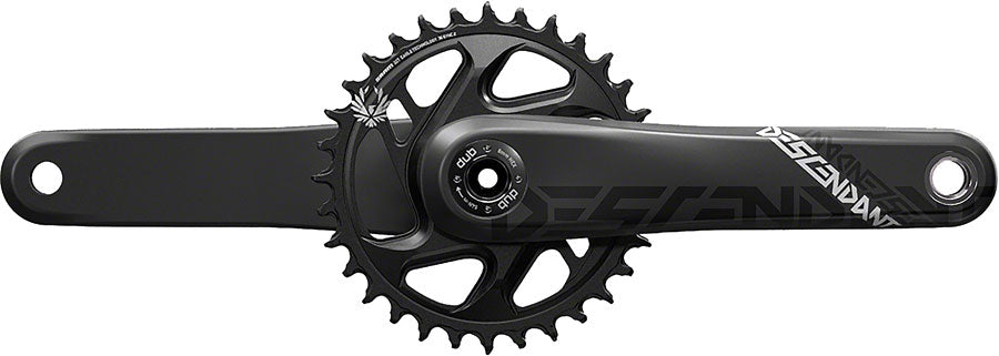 TruVativ Descendant Carbon Eagle Boost Crankset - 175mm 12-Speed 32t Direct Mount DUB Spindle Interface BLK