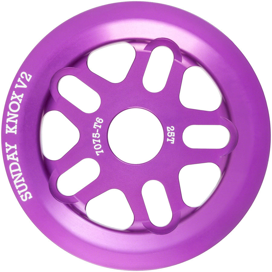 Sunday Knox V2 Sprocket - 25t Anodized Purple