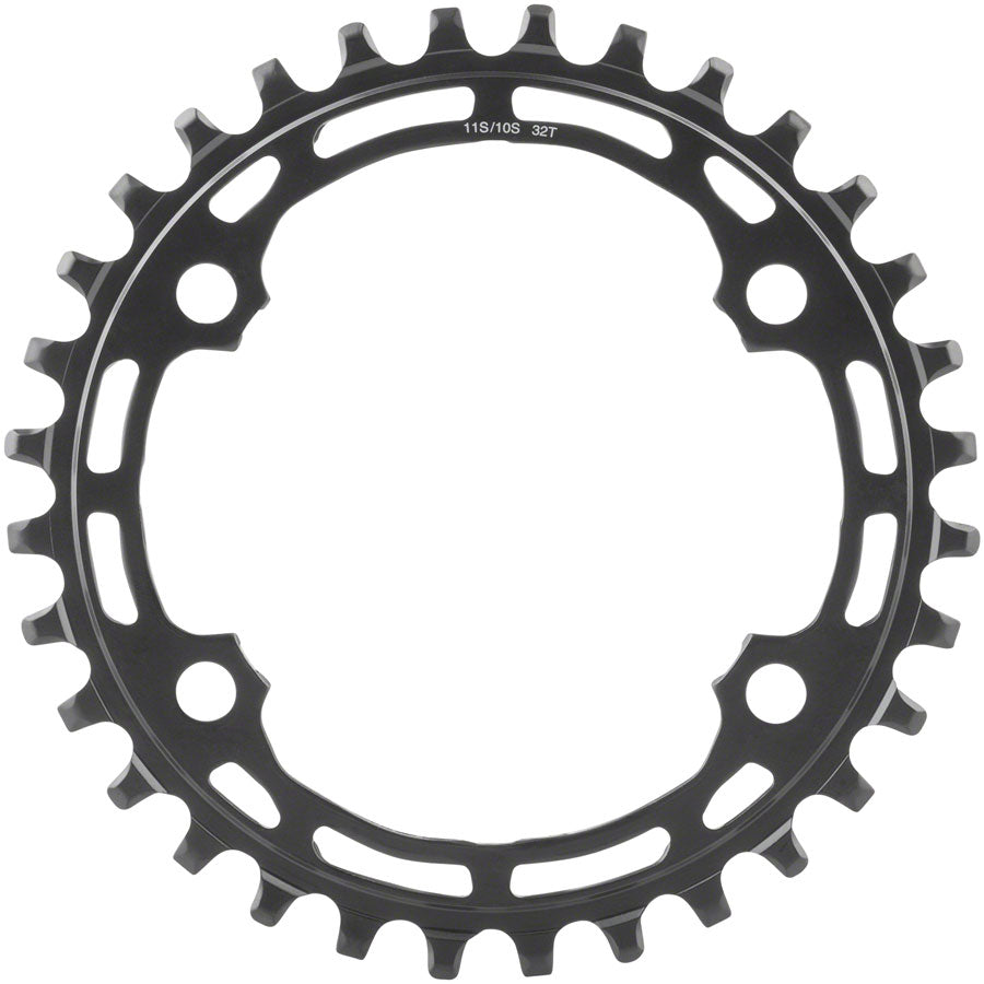 Shimano Deore M5100-1 Chainring - 32t 10/11-Speed Asymmetric 96 BCD Black