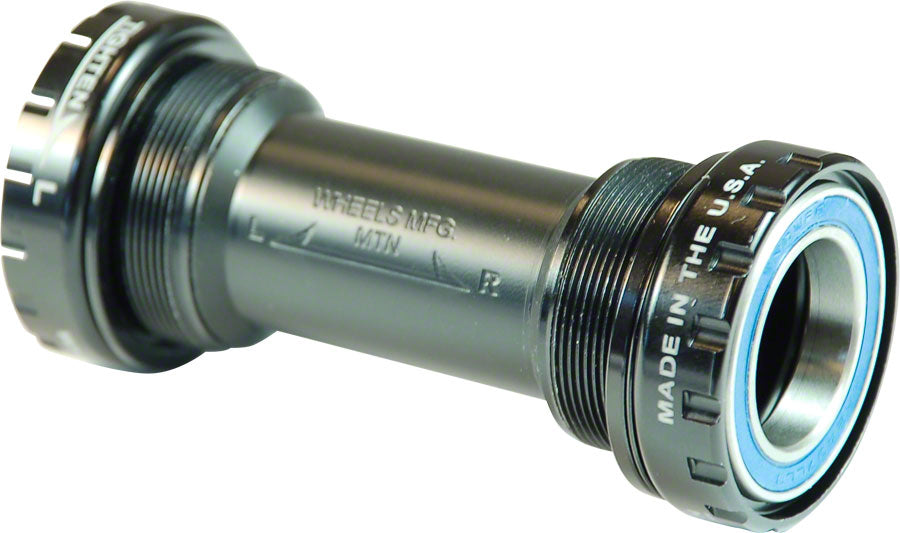 Wheels Manufacturing BSA Bottom Bracket - Shimano MTB ABEC-3 Bearings BLK Cups