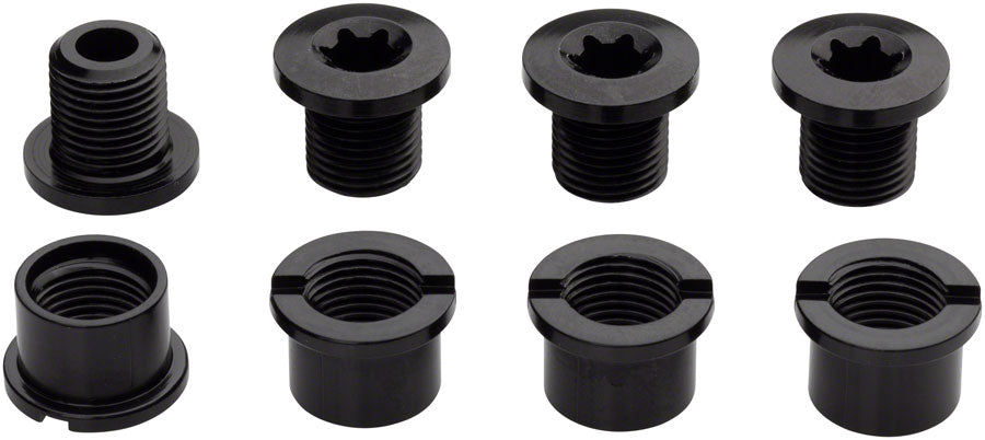 Easton M8 Alloy Chainring Bolts and Nuts 4-Pack