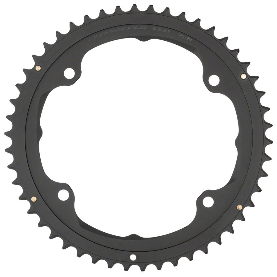 Campagnolo Record Chainring - 50t 146mm Campagnolo Asymmetric 4-Bolt 12-Speed