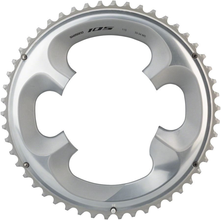 Shimano 105 FC-R7000 50t 4x110 bcd Asymmetric Chainring Silver