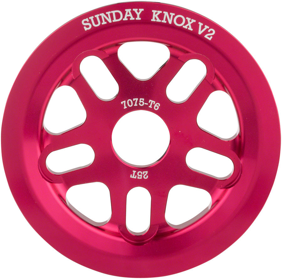Sunday Knox V2 Sprocket - 28t Anodized Fuschia