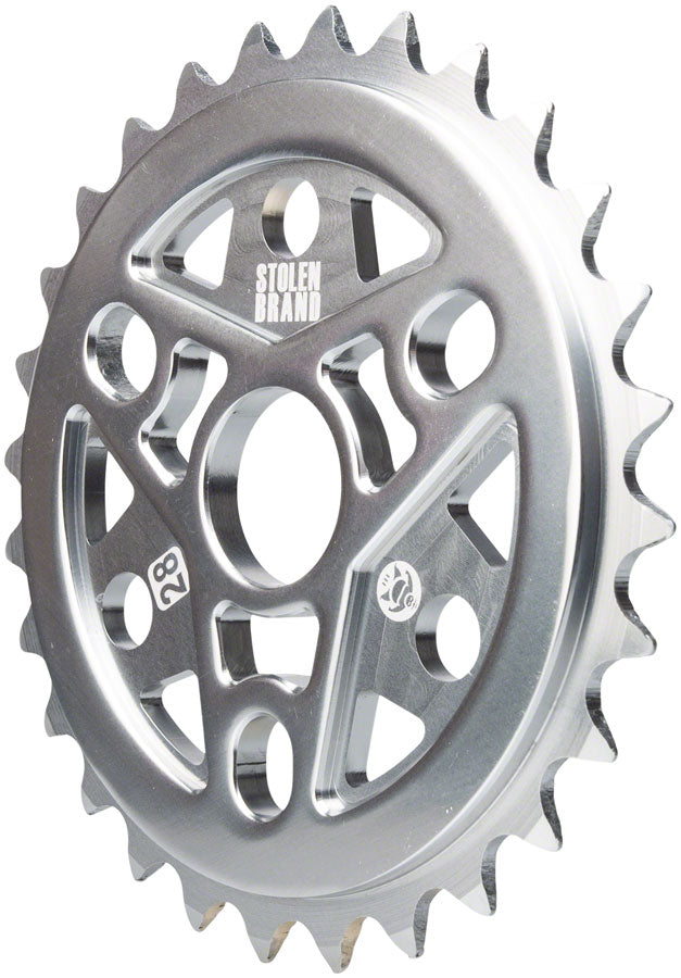 Stolen Sumo III Sprocket - 28t 6.0mm Thickness Aluminum Polished