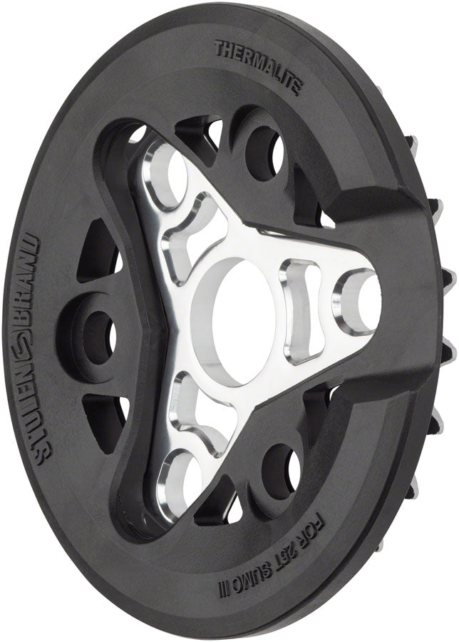 Stolen Sumo III Sprocket - 25t 6.0mm Thickness Aluminum With Thermalite Guard Polished