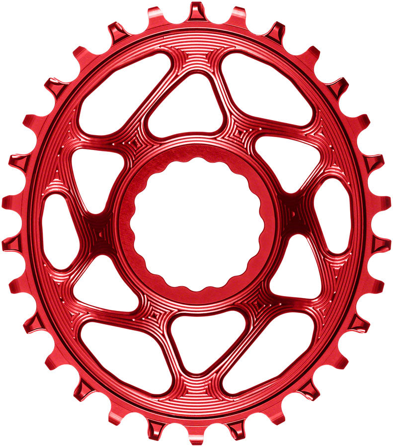 Absolute Black Oval Cinch DM Boost Chainring 30T - Red