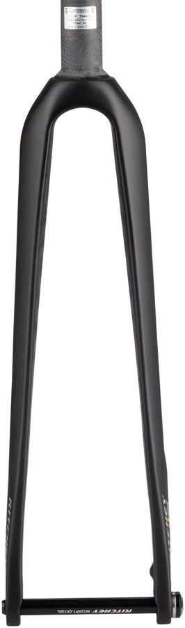 Ritchey WCS Carbon Road Disc Fork - 1-1/8" 46mm Rake Flat Mount 12mm Thru x 100mm BLK