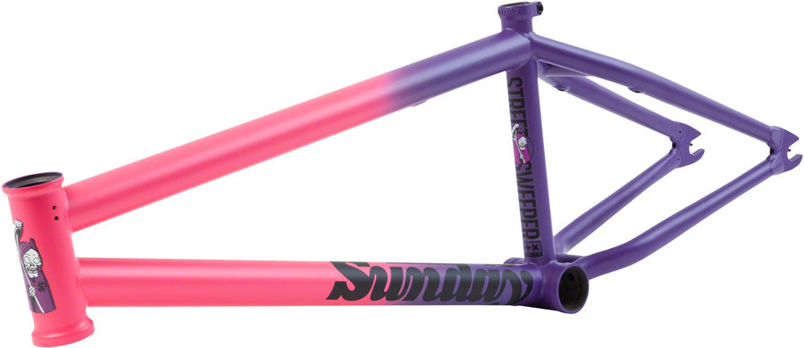 Sunday Street Sweeper BMX Frame - 20.5" TT Pink/Purple