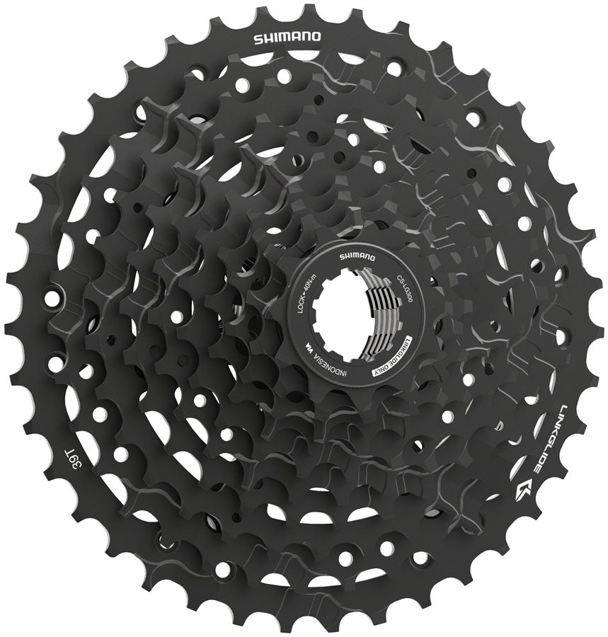Shimano CUES CS-LG300-10 Cassette - 10-Speed 11-39t LINKGLIDE Black