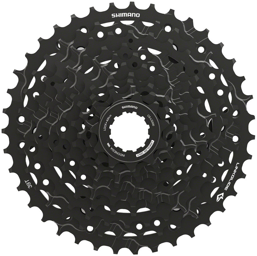 Shimano CUES CS-LG300-10 Cassette - 10-Speed 11-39t LINKGLIDE Black