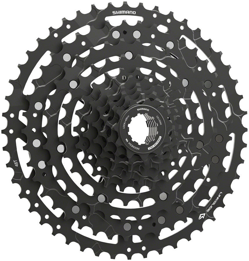 Shimano CUES CS-LG300-10 Cassette - 10-Speed 11-48t LINKGLIDE Black