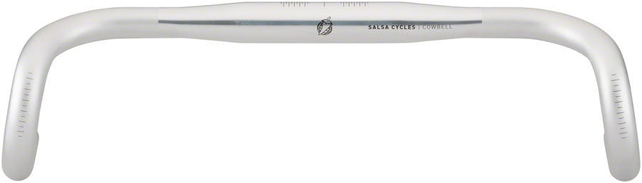 Salsa Cowbell Deluxe Drop Handlebar - Aluminum 31.8mm 40cm Silver
