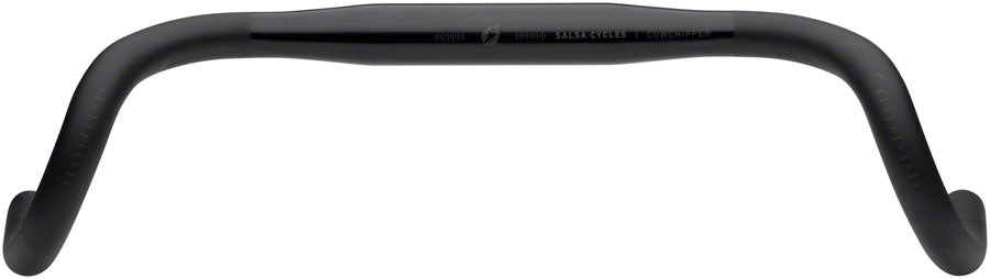 Salsa Cowchipper Deluxe Drop Handlebar - Aluminum 31.8mm 38cm Black